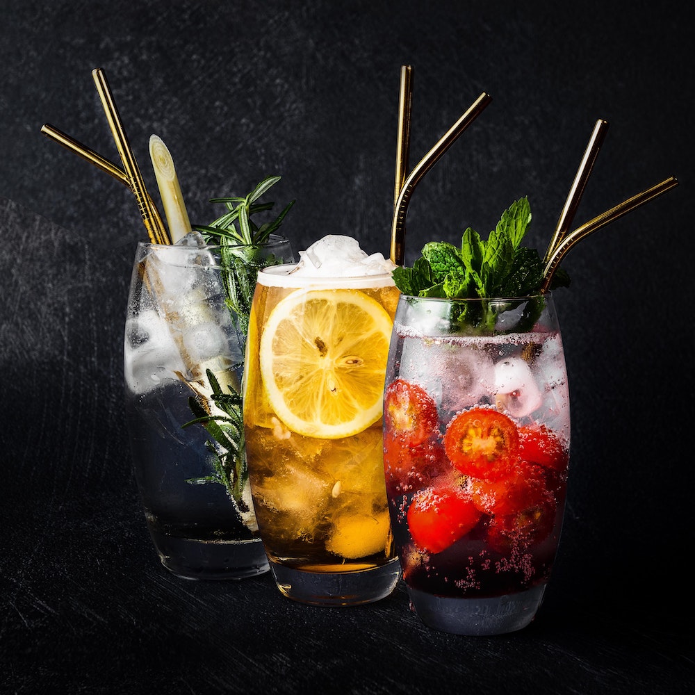 three-colourful-cocktails-offered-at-bar